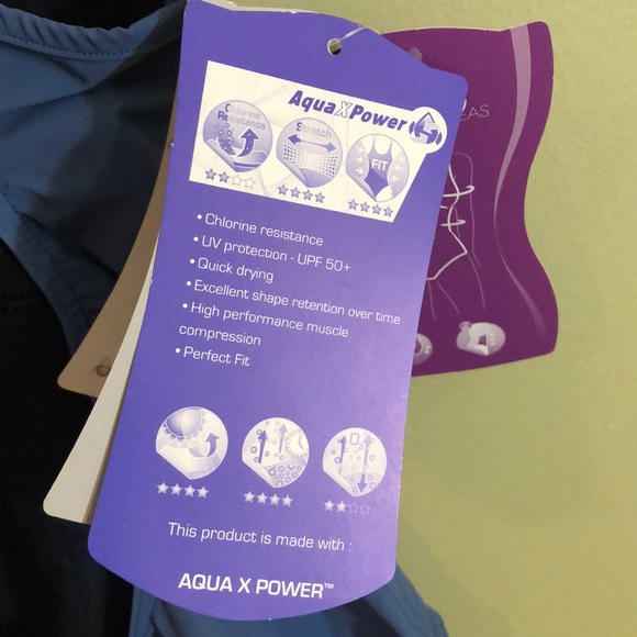 NWT Women’s Aqua Sphere One Piece Swimsuit - Picture 8 of 10